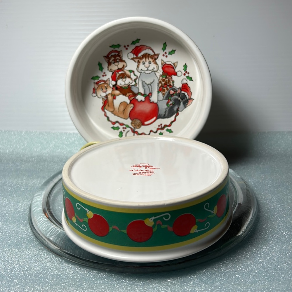 Christmas Cat Celebrations Bowls